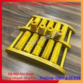 Bàn lăn gỗ massage chân -