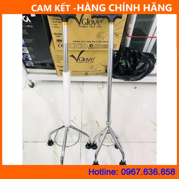 Gậy tập đi 3,4 chân Lucass Gậy chống người già, nâng chiều cao, có đế chống trượt