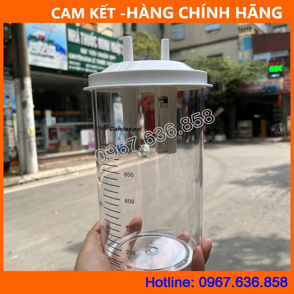 Bình đựng dịch 1 lít cho máy hút dịch 1 bình Lucass, nhựa đẹp hàng loại 1