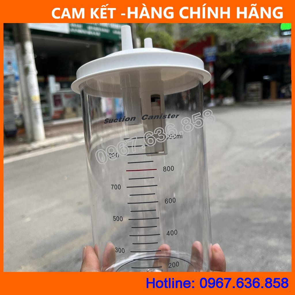 Bình đựng dịch 1 lít cho máy hút dịch 1 bình Lucass, nhựa đẹp hàng loại 1