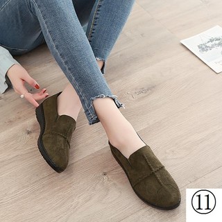 Giày lười đế mềm phong cách hàn quốc thời trang xuân thu cho nữ