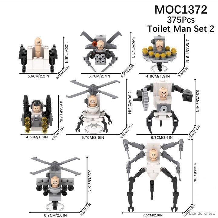 Nhà vệ sinh Người Đàn Ông và Màn Hình Người Đàn Ông Titan Âm Thanh Người Lắp Ráp Câu Đố Vui Quà Tặng Hình Cậu Bé Vui Câu