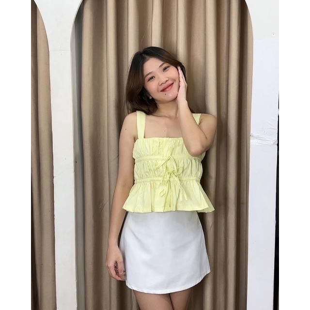 MILA TOP -ÁO CROP NHÚN NƠ