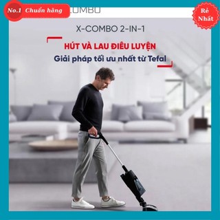 Máy hút bụi & lau sàn không dây Tefal X-Combo GF3039KO - Hàng Chính Hãng / BH 02 năm