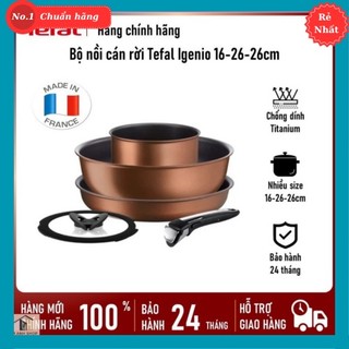 Bộ nồi chảo cán rời Tefal Ingenio L6759522 03 món sản xuất Pháp