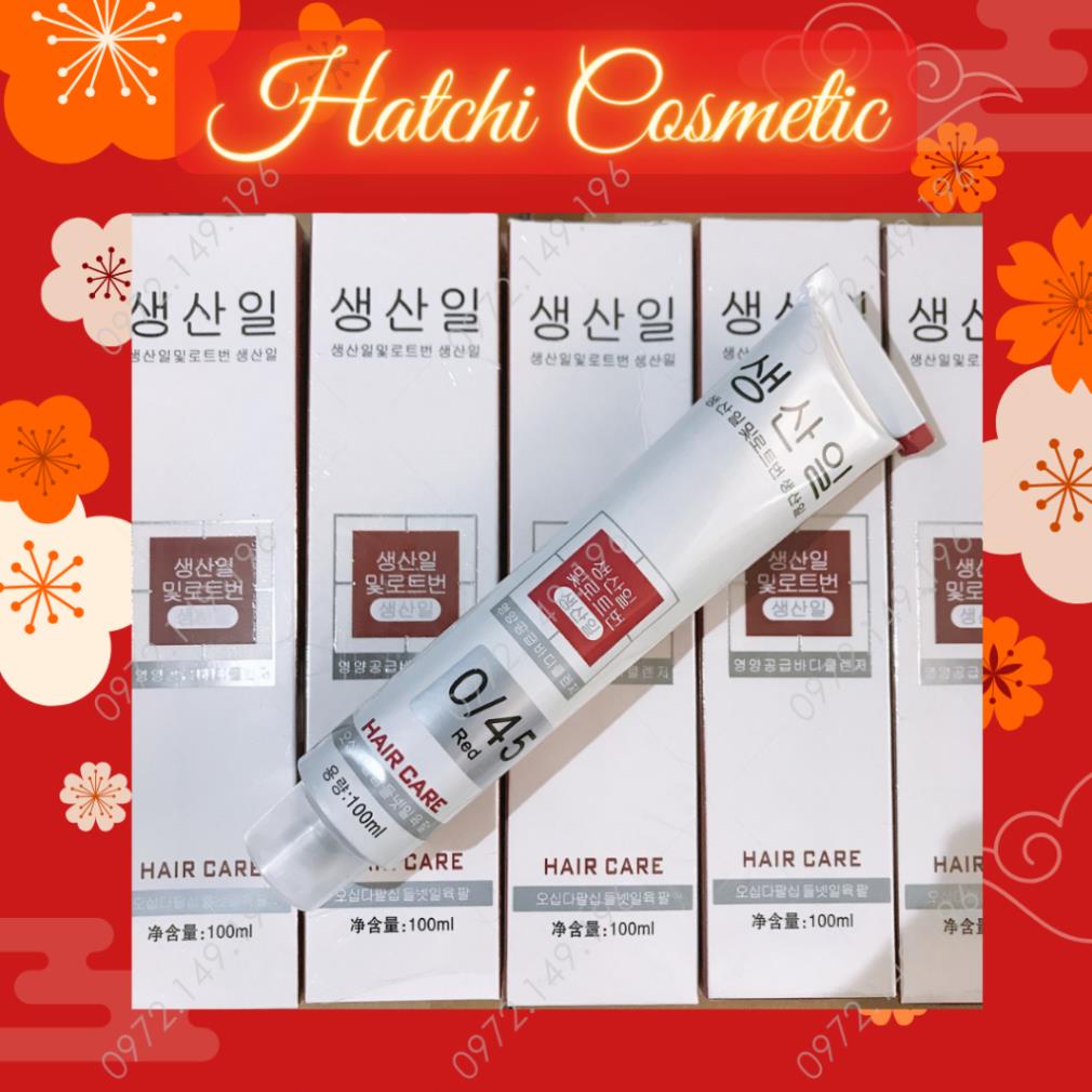 Thuốc Nhuộm Tóc Hair Care, màu nhuộm tóc Hàn Quốc thời trang hot nhất 100ml