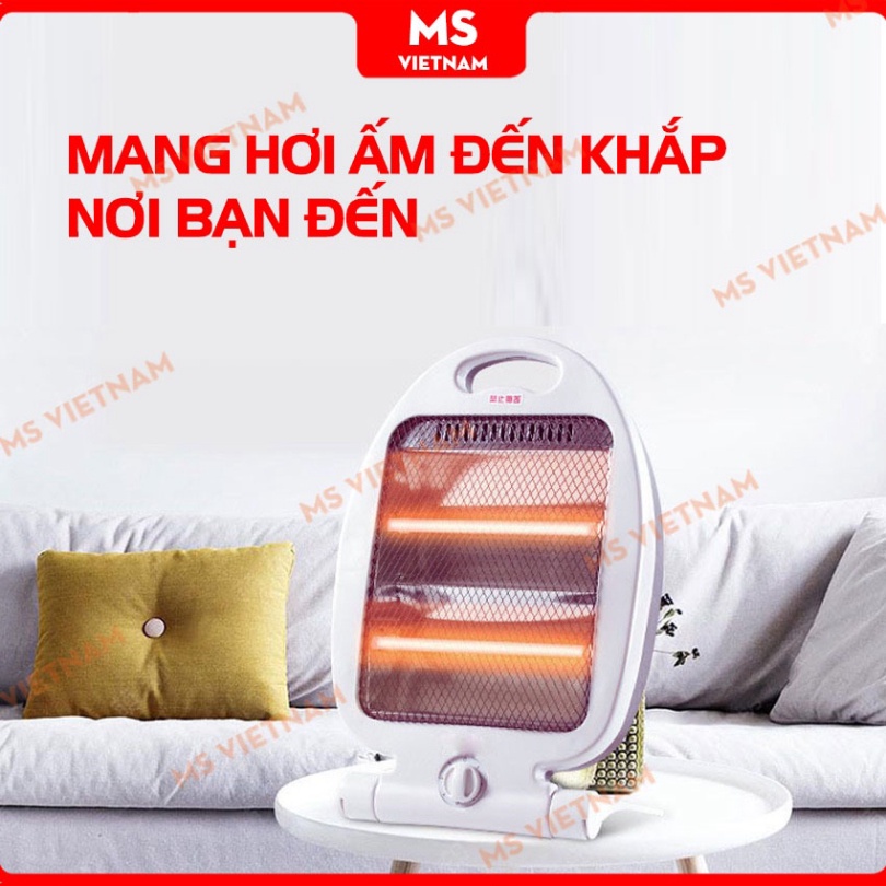 ... Đèn Sưởi Hồng Ngoại Chính Hãng - Quạt Sưởi 800W - 2 Chế Độ - Bảo Hành 1 đổi 1 - MS Vietnam