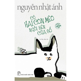 Sách - có hai con mèo ngồi bên cửa sổ