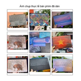 Bộ skin dán phím Surface Pro 3, 4, 5, 6, 7, 8, 9, X, Go... mẫu Gradient Line Pattern