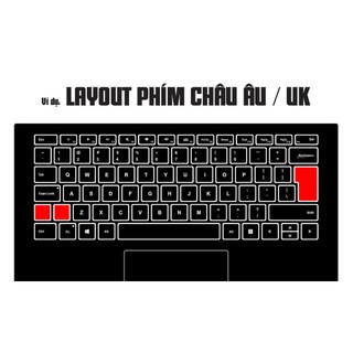 Bộ skin dán phím Surface Pro 3, 4, 5, 6, 7, 8, 9, X, Go... mẫu Gradient Line Pattern