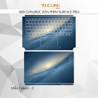 Bộ skin dán phím surface pro 3, 4, 5, 6, 7, 8, 9, x, go... mẫu galaxy - 2