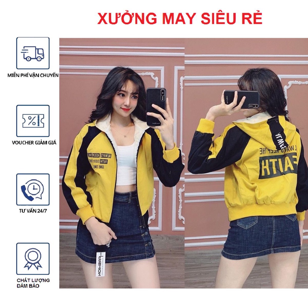 [S06] Áo khoác dù HIGH phối 2 màu - M326