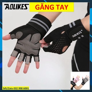 SGăng tay thể thao chính hãng Aolikes 113b Gang tay gym yoga quấn cổ tay trợ lực cao cấp thoáng khí AolFS00 aolik01