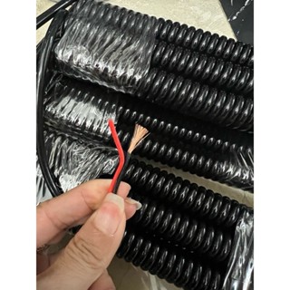 Dây điện lò xo 2 lõi, 5 lõi đồng chuẩn vỏ bọc cao cấp, 3 lõi: dài 2M hoặc 2,5M