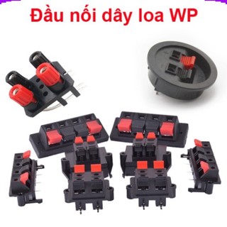 Đầu nối dây loa, trạm kẹp loa, jack dây loa chân hàn dây, chân hàn PCB ||