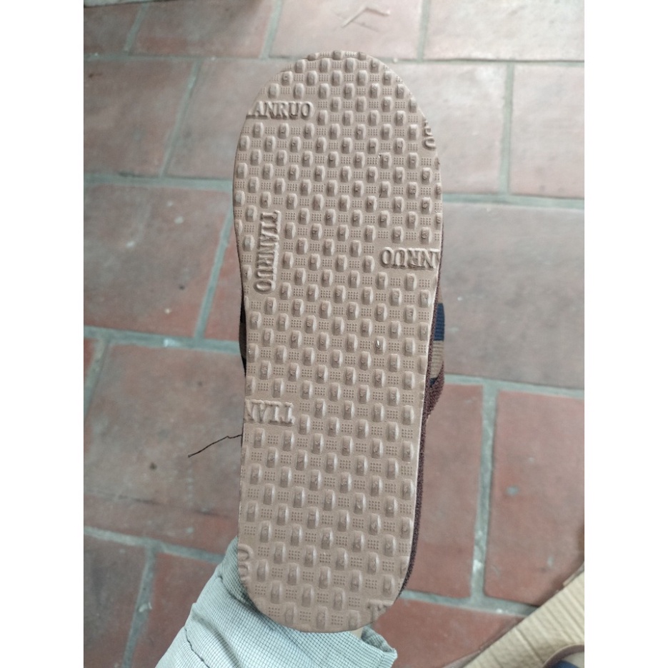 Dép bông đi trong nhà người lớn đế xốp cực đẹp dày dặn đế chống trơn trượt siêu nhẹ