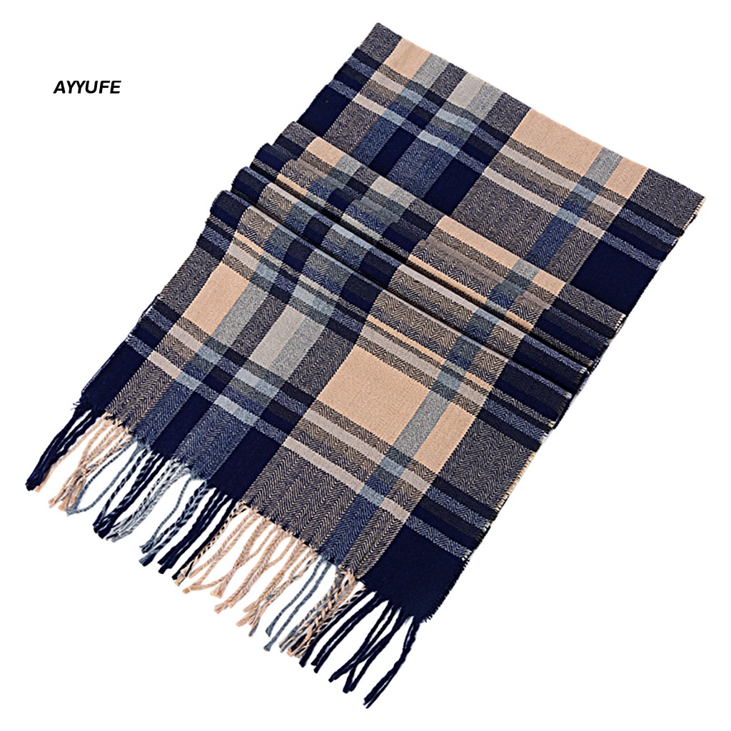 Ayyufe Khăn Choàng Cổ Thoáng Khí Thời Trang Mùa Đông Cho Nam
