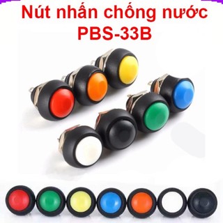 Nút nhấn nhả chống nước pbs-33b ||
