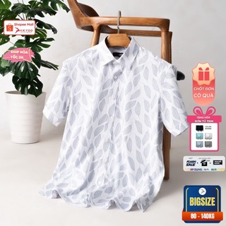 Áo Sơ Mi Cộc Tay Bigsize Nam 80-140kg AKYOO Cao Cấp, Co Giãn, Không Bai Mờ, Không Gây Khó Chịu Khi Mặc -SM CT TRANG 23