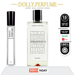 Tester nước hoa unisex agonist - solaris 10ml
