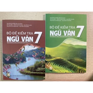 Sách - Combo Bộ đề kiểm tra ngữ văn 7 ( Tập 1 + Tập 2 )