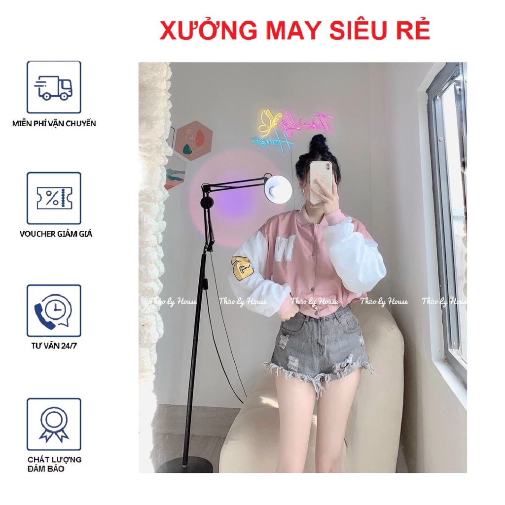 Áo khoác nữ đẹp chữ W đẹp cute-A847