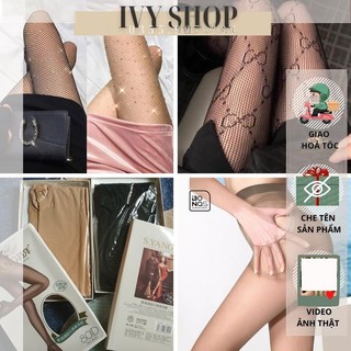 Quần tất Nữ Tổng Hợp - Quần tất da chân bonas 80D quần tất lưới đính đá, họa tiết...Mặt nạ giấy nén vô khuẩn giá 1k