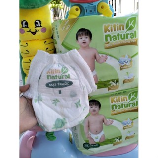  2 bịch tã Kitin Natural Dán và Quần 
