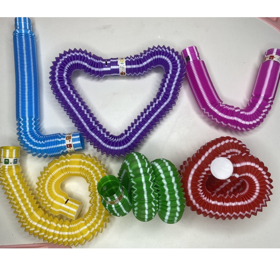 Đồ Chơi Ống Kéo Co Giãn Có Đèn LED Phát Sáng Giải Trí