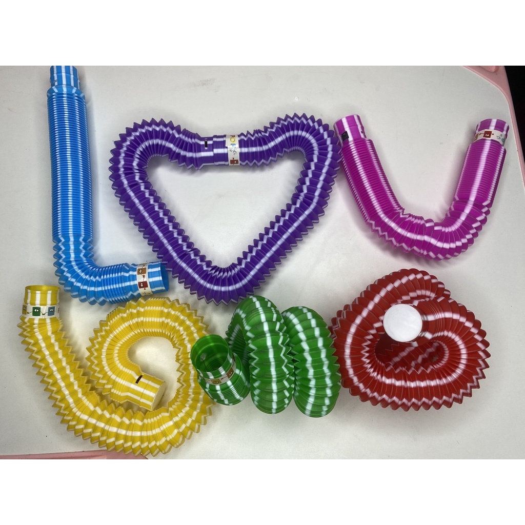 Đồ Chơi Ống Kéo Co Giãn Có Đèn LED Phát Sáng Giải Trí