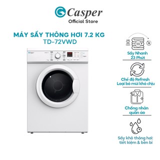 Máy sấy thông hơi casper 7.2 kg td-72vwd