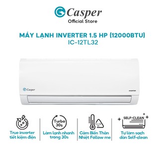 Máy lạnh casper inverter 1.5 hp ic-12tl32