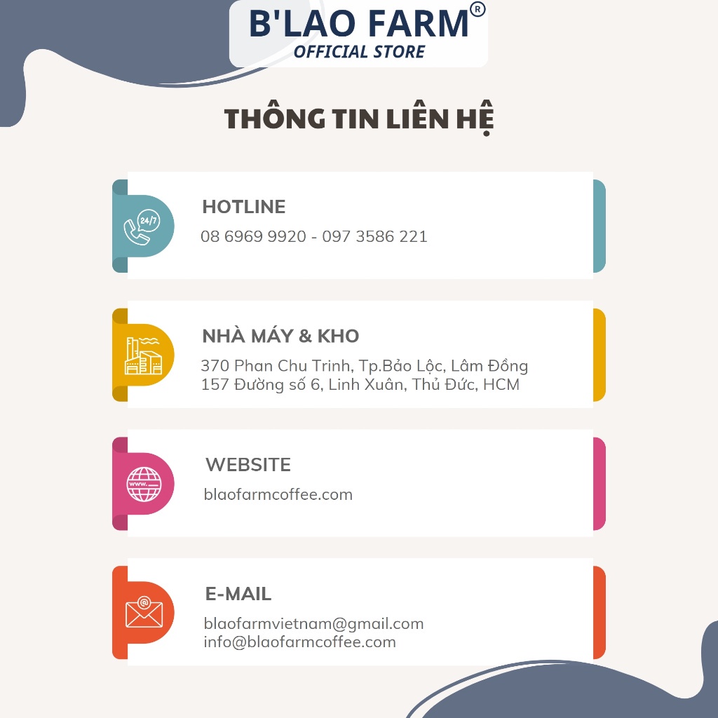 Cà phê nguyên chất BLEND 82 B'Lao Farm 80% Robusta 20% Arabica rang mộc pha phin pha máy thơm trái cây ngọt hậu túi giấy