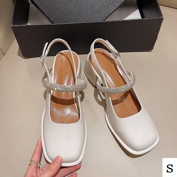 Sandal Cao Gót Đế Dày Quai Đeo Phong Cách Thời Trang Mới 2023