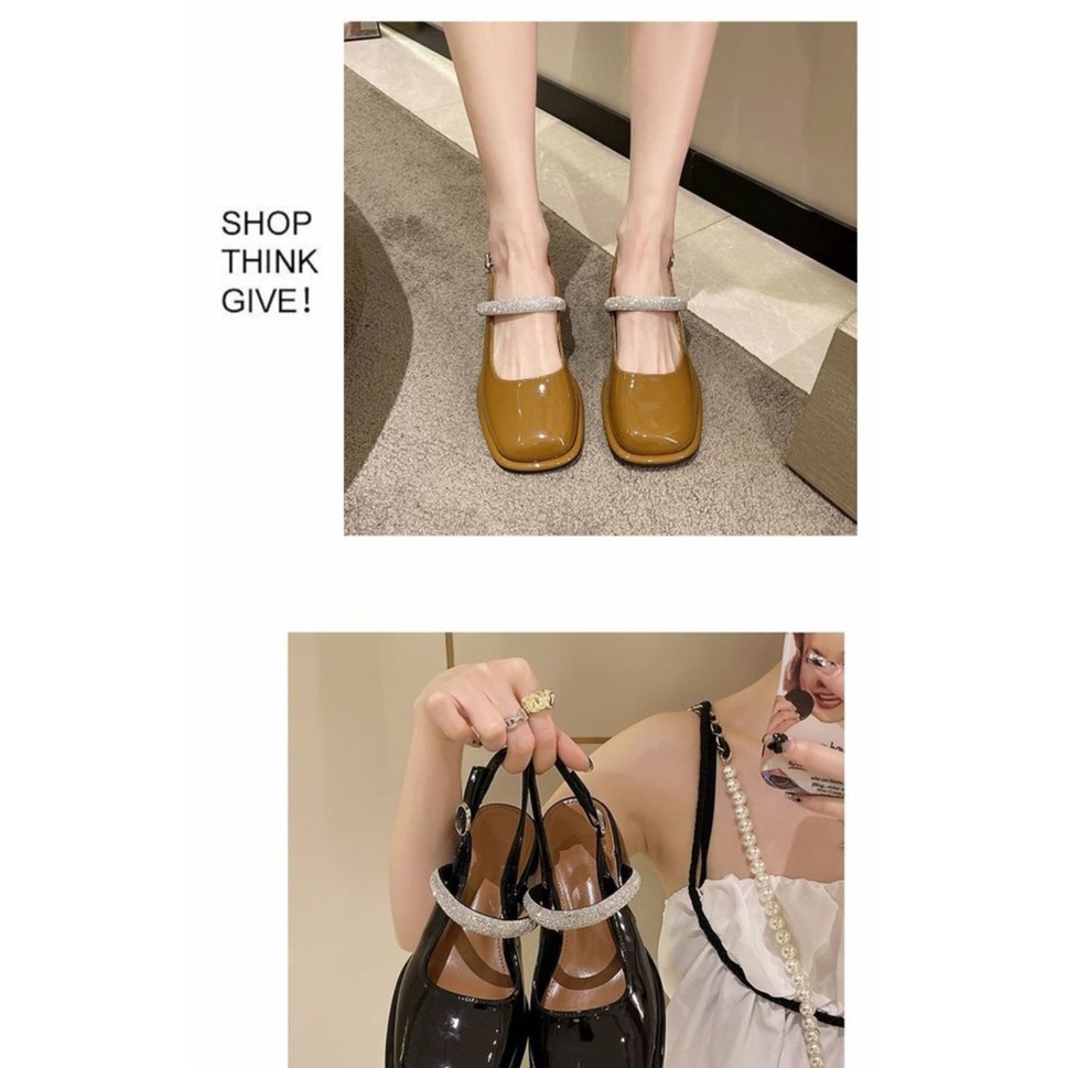 Sandal Cao Gót Đế Dày Quai Đeo Phong Cách Thời Trang Mới 2023