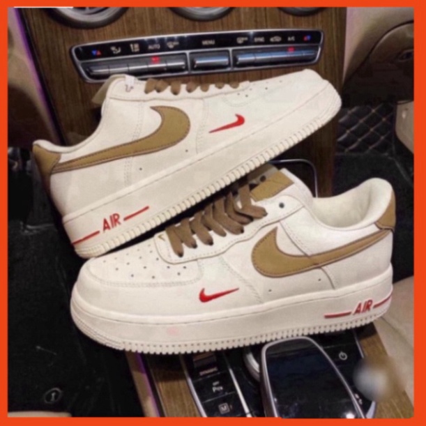 Giày Thể thao A.F1_Nike Vệt Nâu , Giày Sneaker Nam Nữ Hàng SC 1:1.