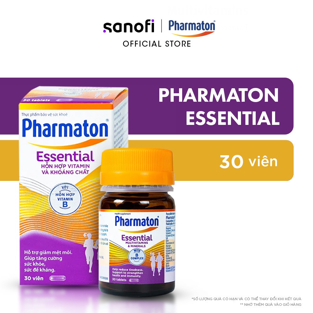 Thực Phẩm Bảo Vệ Sức Khỏe Pharmaton Essential 30 Viên/Lọ