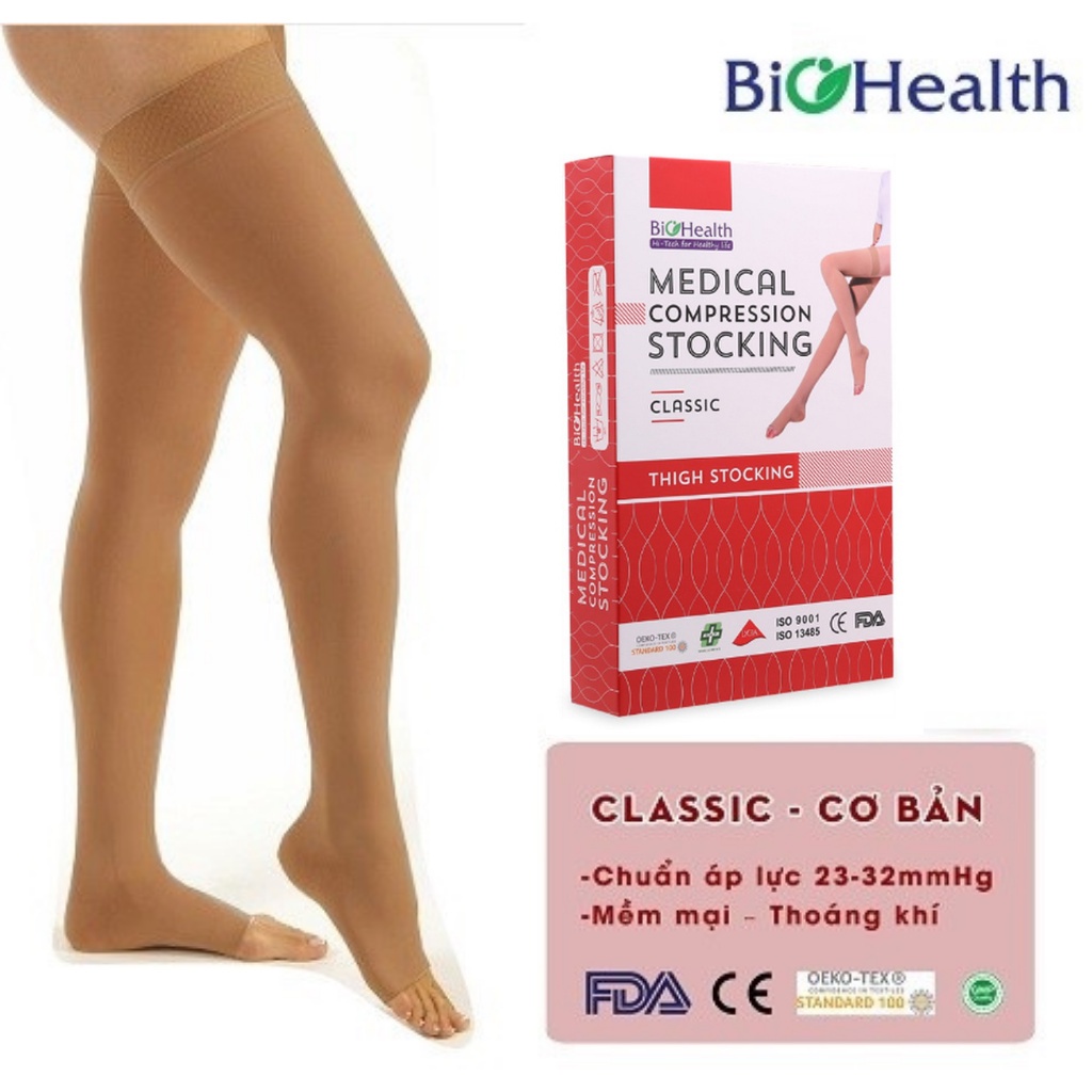✅ Vớ Y Khoa Biohealth Classic  | Tất Suy Giãn Tĩnh Mạch -VT0717