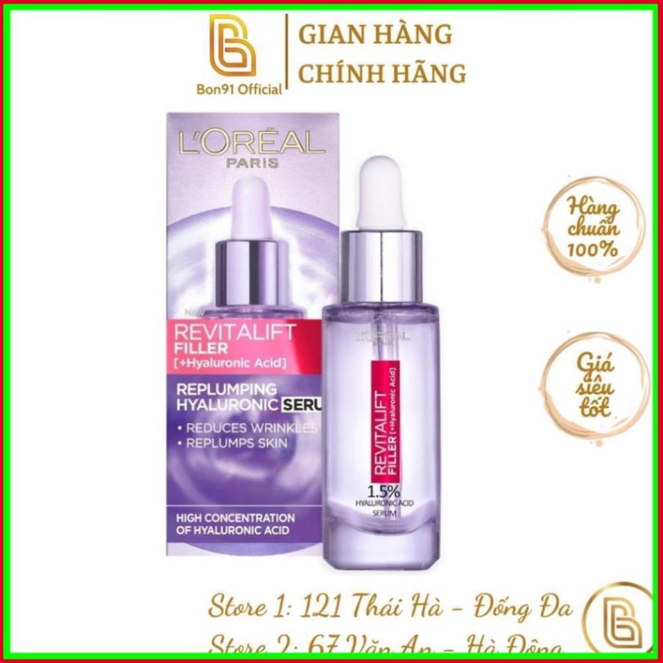 Serum Loreal HA Revitalift 1.5% Hyaluronic Acid Serum dưỡng cấp ẩm tức thì căng mướt da 30ml Aya.shop - A02