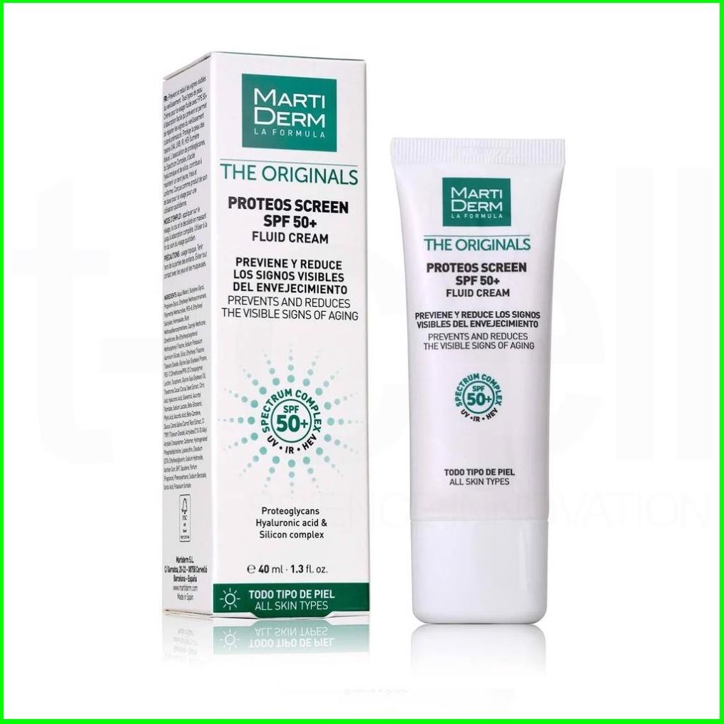 Kem Chống Nắng MartiDerm The Originals Proteos Screen SPF50+ Phổ Rộng Toàn Diện Cho Mọi Loại Da 40m - A02