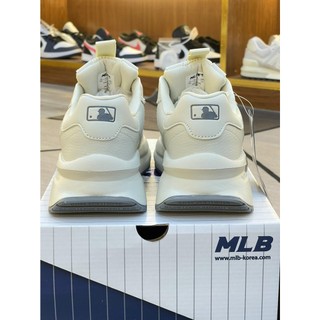 Giày thể thao MLB Chunky Run.ner Basic LA Beige Grey Lai Au Nam Nữ