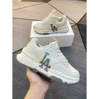 Giày thể thao mlb chunky run.ner basic la beige grey lai au nam nữ