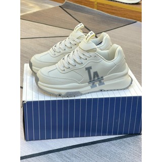 Giày thể thao MLB Chunky Run.ner Basic LA Beige Grey Lai Au Nam Nữ