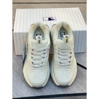 Giày thể thao MLB Chunky Run.ner Basic LA Beige Grey Lai Au Nam Nữ
