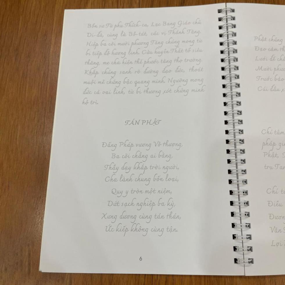 Tặng Viết - Sổ Chép Kinh Vu Lan Báo Hiếu mẫu đen