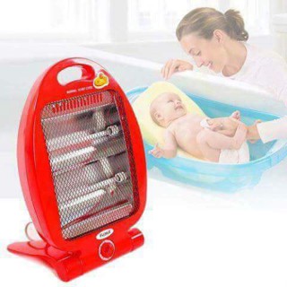 Đèn sưởi - Quạt Sưởi halogen 2 bóng hồng ngoại công suất 400-800w máy sưởi mùa đông cho bé an toàn