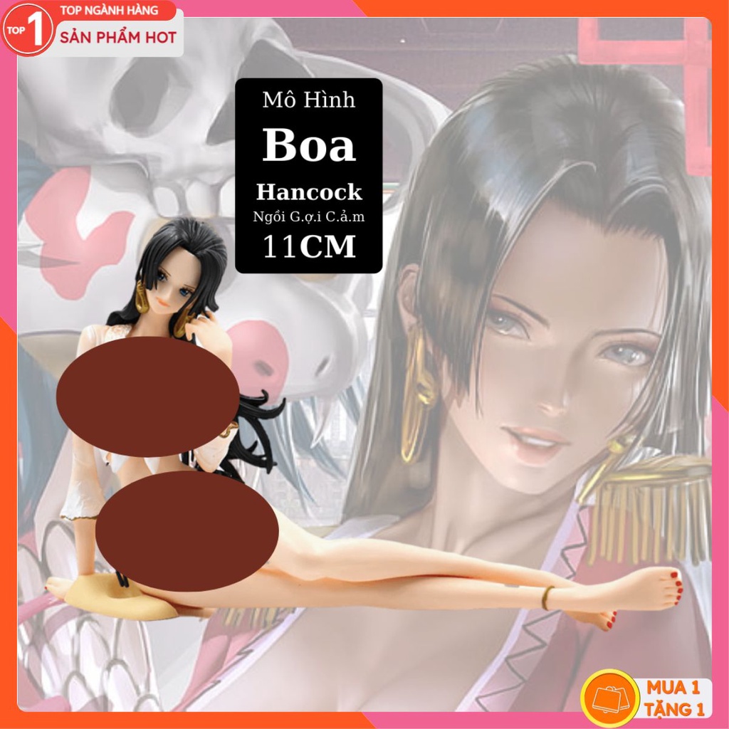 Mô Hình Boa Hancock Ngồi Gợi Cảm 11Cm Mô hình One Piece Cao Cấp, Figure Mô Hình Anmie One Piece Luffy Vua Hải Tặc