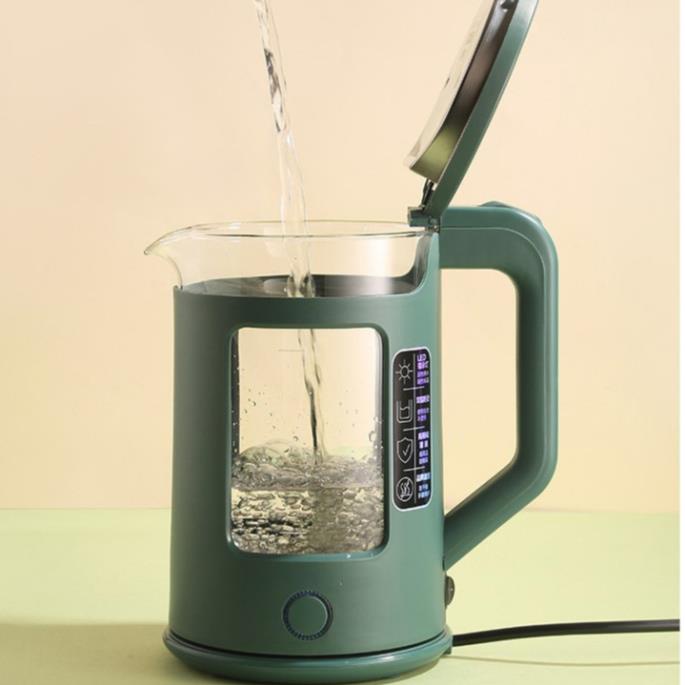 Ấm siêu tốc inox Cuckoo ST13 thủy tinh chịu nhiệt 2.5L bình đun nhanh 1500W cách nhiệt