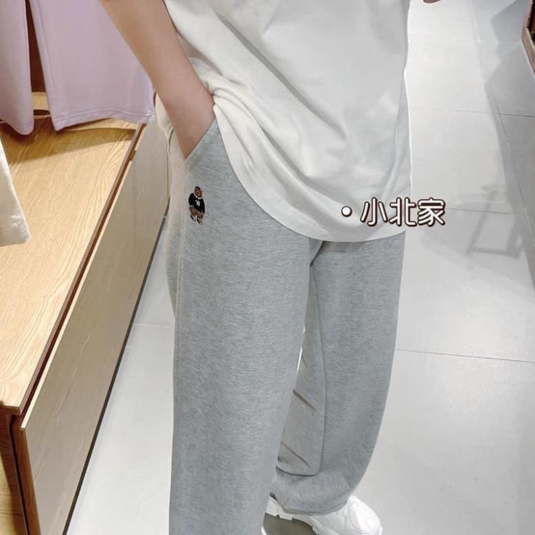 Màu ghi & đen - SET 2 QUẦN NỈ SUÔNG GẤU WHO CHO NỮ HOT