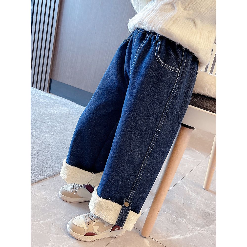 Quần Legging Vải Nhung Thời Trang Thu Đông Mới 2023 Dành Cho Bé Gái